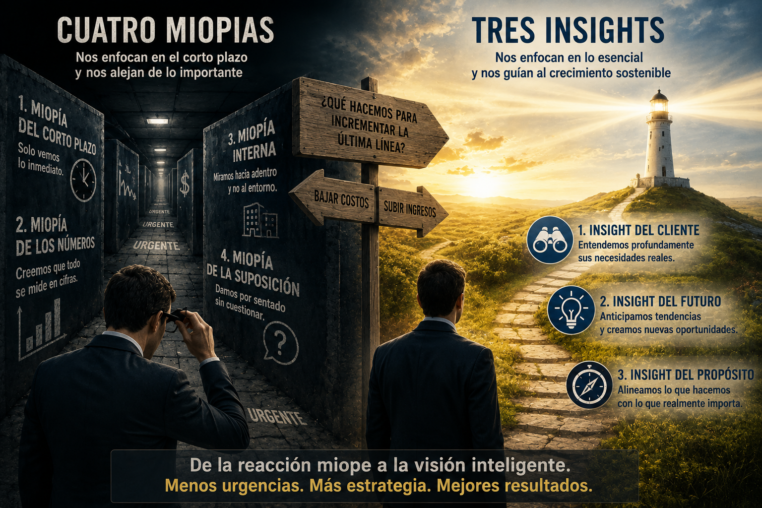 Cuatro Miopias & Tres Insights