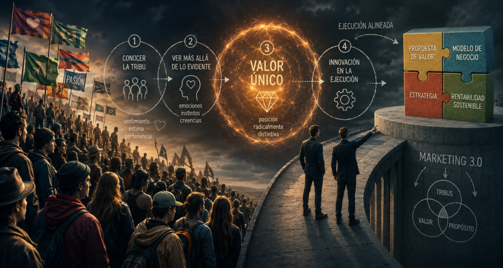 El marketing 3.0 y su conexión con la estrategia del modelo de negocio