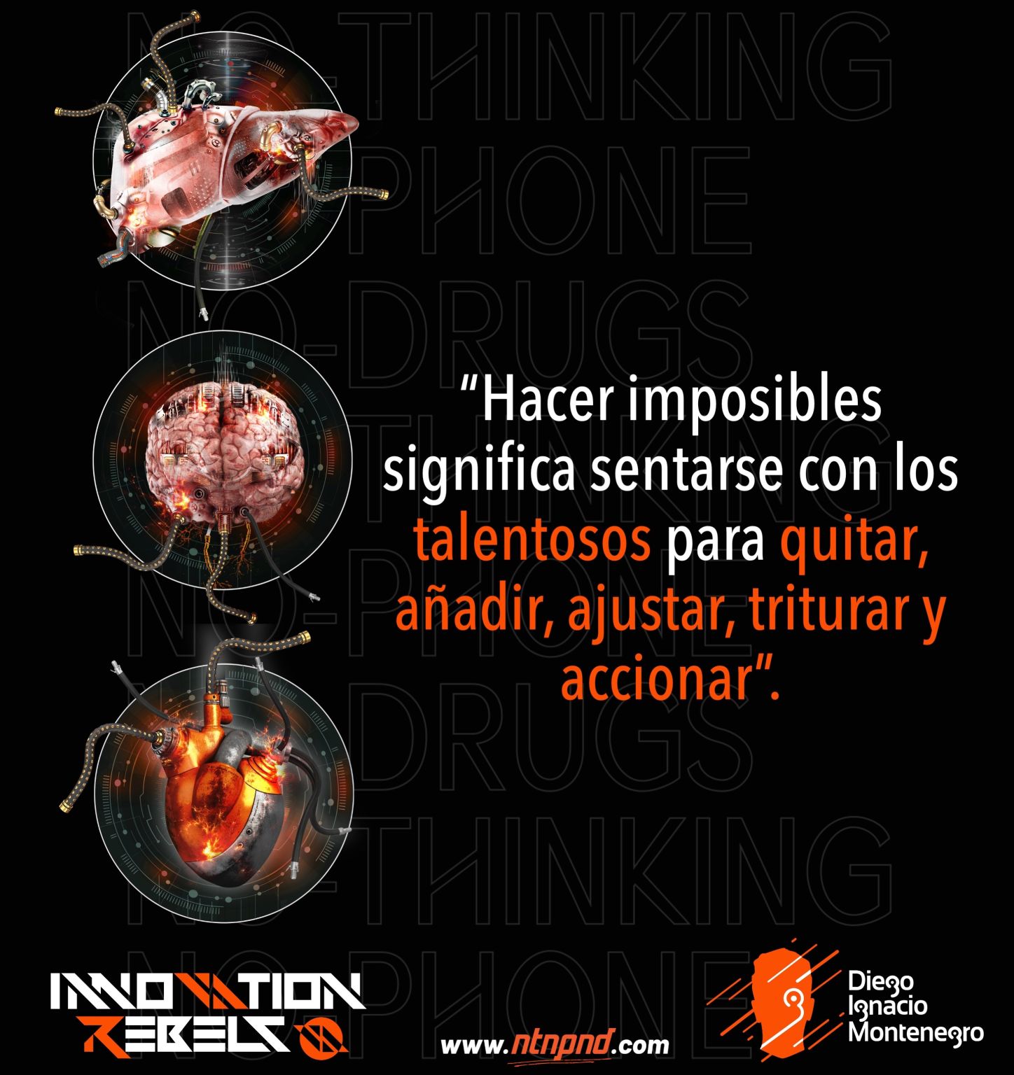 Hacer imposibles es “nuestro trabajo”. Para esto, hay que entenderse primero para poder actuar. Lo más importante: