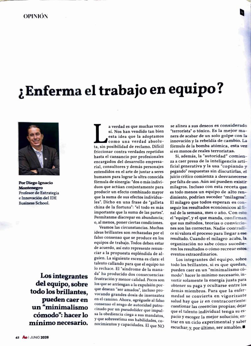 ¿Enferma el trabajo en equipo? El peligro del falso consenso